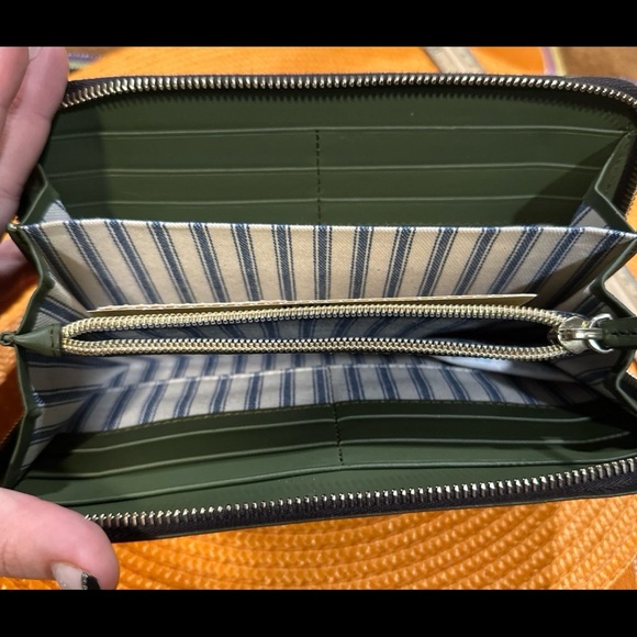 Dooney & Bourke Vachetta Leather Large Zip Around Wristlet - Picture 6 of 6